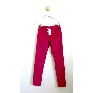 NEW! Jacadi Paris Girls Corduroy Pants Raspberry Pink Girls SZ 12